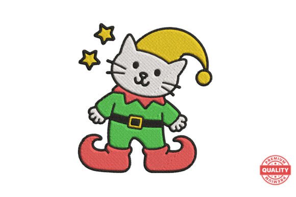 Christmas Cat Elf: A Boutique Embroidery Review