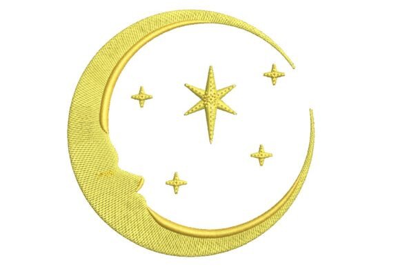 Golden Mystical Crescent Moon Embroidery Review