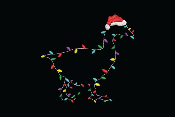 Lighting Duck Outline: A Seller's Review for Holiday Embroidery