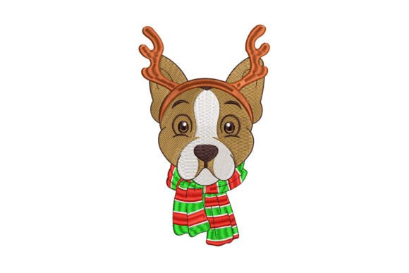 Reindeer Dog Christmas: A Festive Embroidery Review