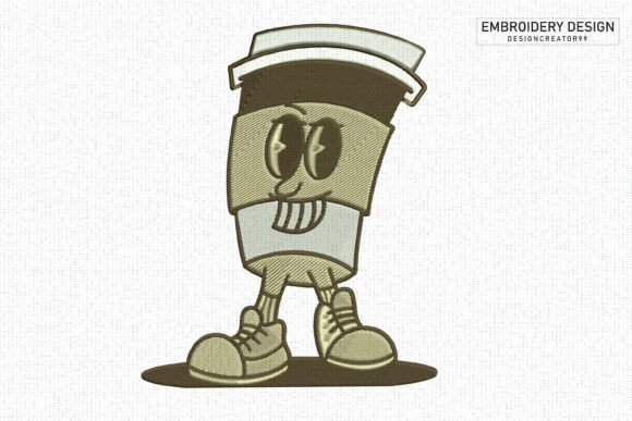 Retro Coffee Cup Character: A Designer's Review for Brands