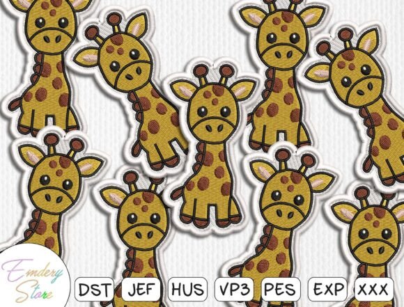 Review: Cute Giraffe Patches Embroidery Design