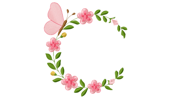 Review: Floral Butterfly Wreath Embroidery for Boutiques