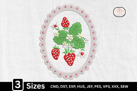 Review: Floral Strawberry Oval Monogram Frame for Craft Fairs