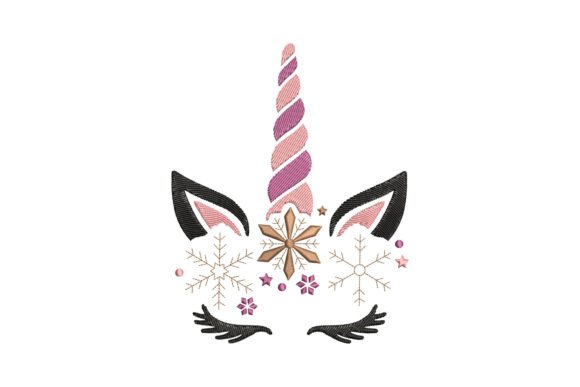 Snow Unicorn Face: A Winter Embroidery Review for Etsy Sellers